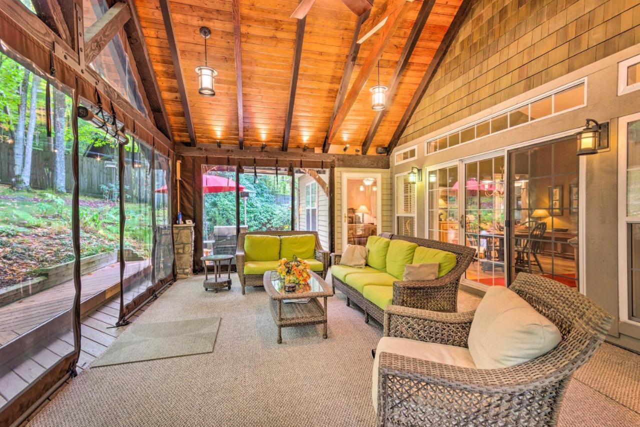 Stunning Beech Mountain Cabin With Porch And Hearth エクステリア 写真